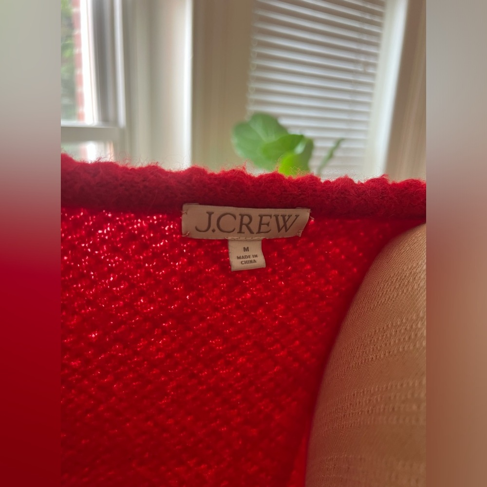 Red jcrew sweater - Picture 4 of 4
